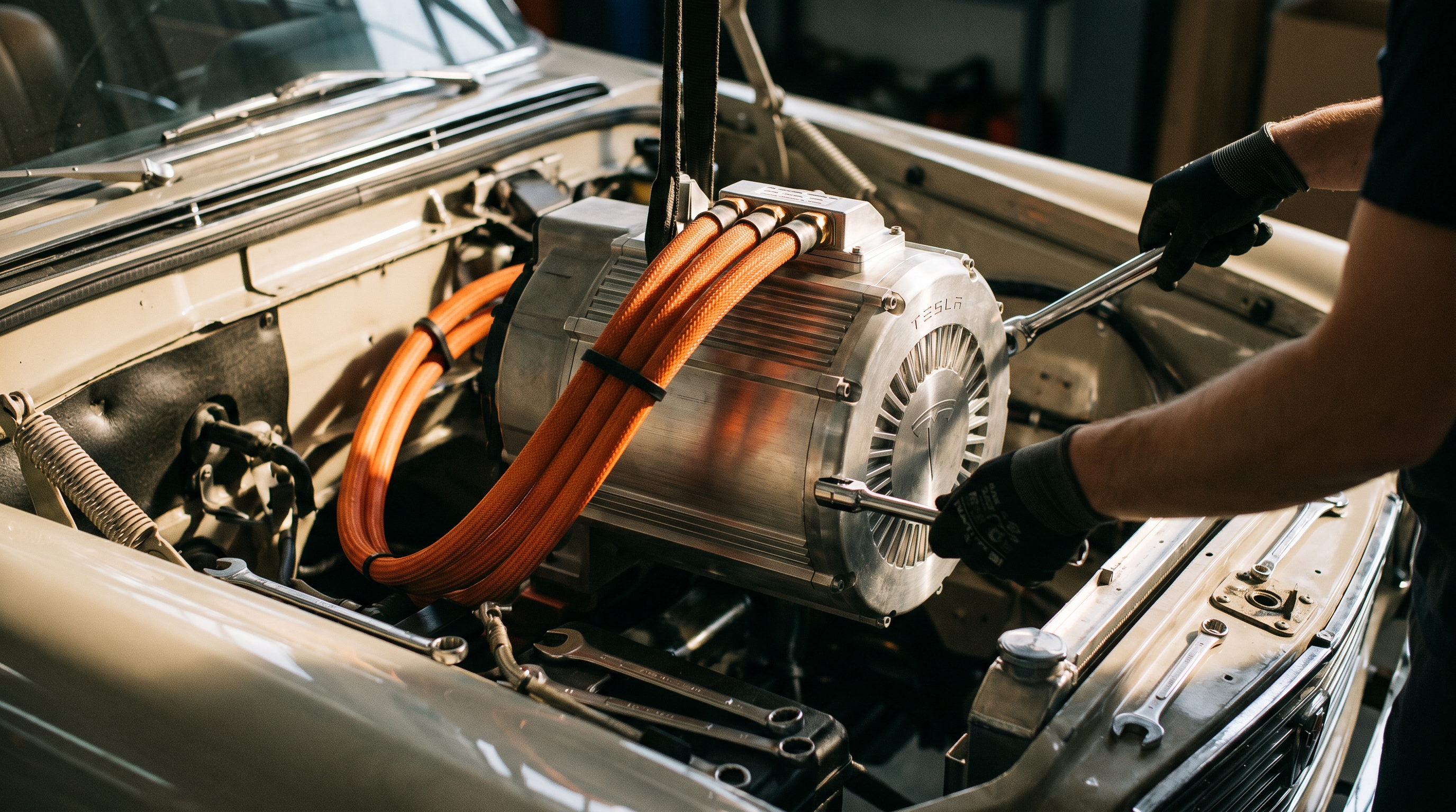 Electric motor detail
