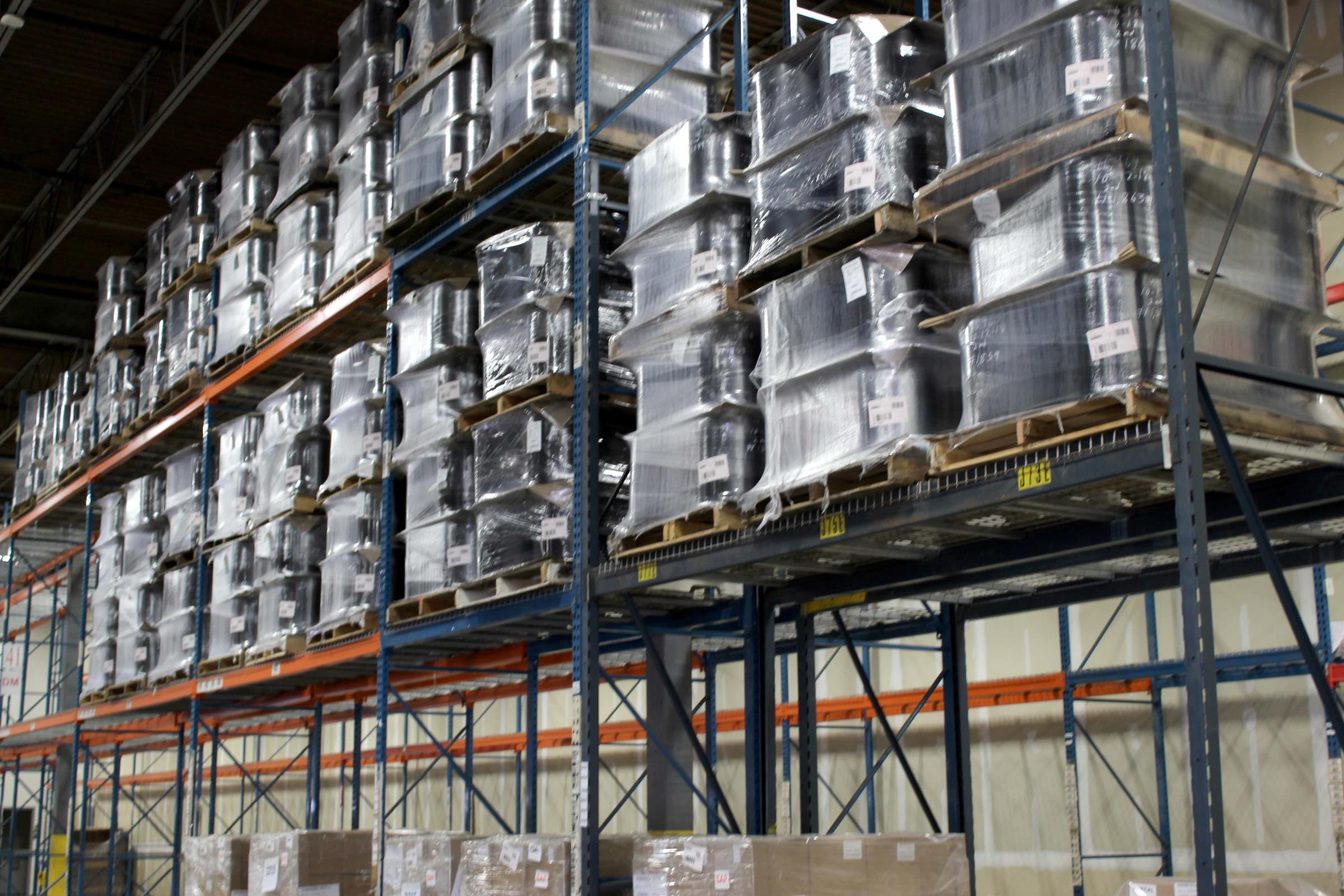 EV parts and components warehouse